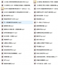 B站福利小晶晶软糖ASMR助眠音频129部【百度网盘下载】